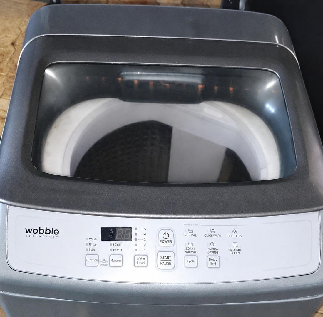 SAMSUNG WOBBLE REFURBISHED WASHING MACHINE - GREY
